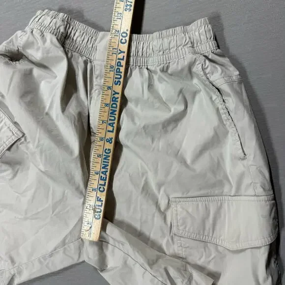 Nike Sport Essentials Mens Small Woven Utility Shorts Beige Khaki Cargo 8 in - Picture 7 of 9